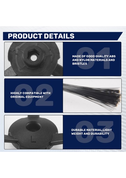 Ilıfe V3 V3S A4 A4S Için 10 Adet Süpürme Yan Fırçası Yedeği (Yurt Dışından) fırsatları