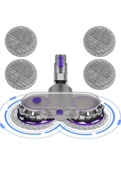 Dyson V12 Digital Slim Için Paspas Başlığı, Paspas Başlığı + Su Tankı + 6 Mendil (Yurt Dışından) fiyatları