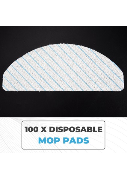 Ecovacs T9 T9+ T8 T8+ T8 Aıvı N8 N8 Pro Robot Için 100 Adet Paspas Pedi (Yurt Dışından) indirimleri