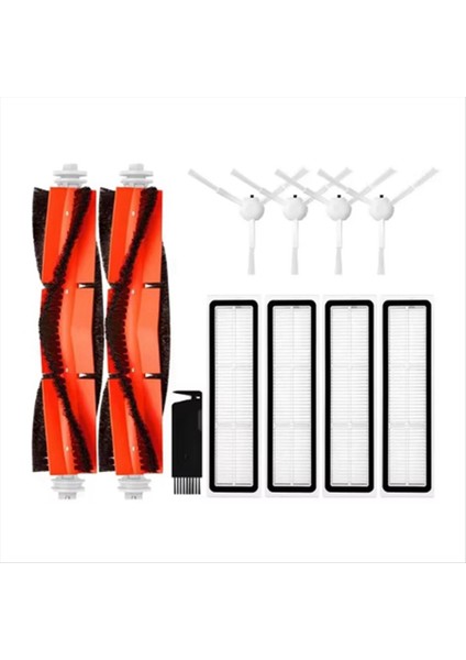 Dreame Vakum Parçaları Için Uygun Silindir Yan Fırça Hepa Filtre Paspas Bezi (Yurt Dışından)