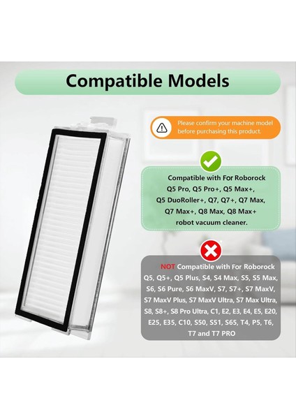 Roborock Q5PRO Q5 Pro+(Plus) Robot Süpürge Için Yıkanabilir Filtre (Yurt Dışından) fiyatları