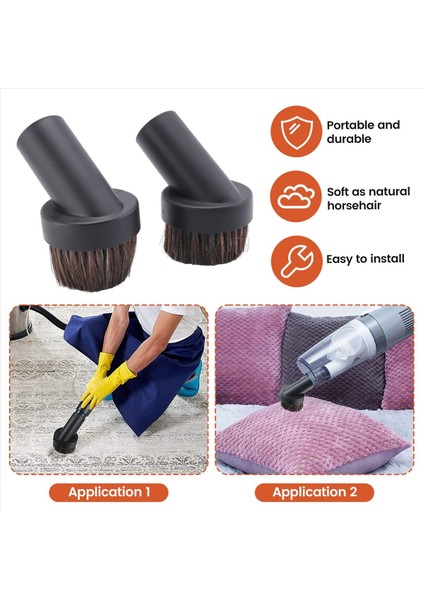 6 Adet 25MM ve 36MM Vakum Fırçası Yuvarlak Fırça (Yurt Dışından) indirimleri