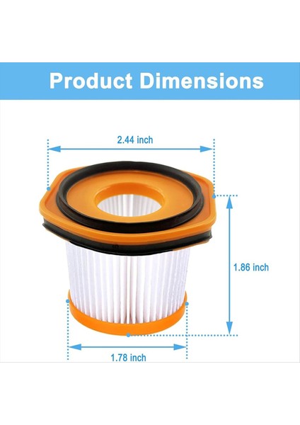 Shark WS620 WS632 WS630 Filtresi Için 8'li Yedek Vakum Filtresi (Yurt Dışından) fiyatları