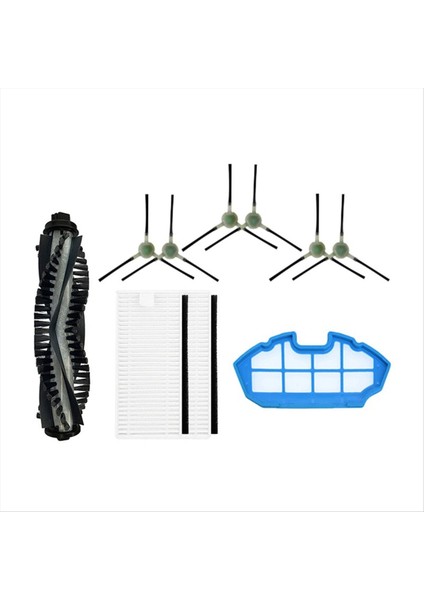 Moosoo Süpürge Yedek Parçaları Ana/yan Fırçalar Hepa Filtresi (Yurt Dışından)