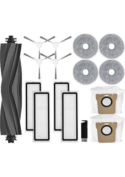 Dreame L10S Ultra / L10 Ultra Robot Parçaları, Ana Fırça, Toz Torbaları (Yurt Dışından)