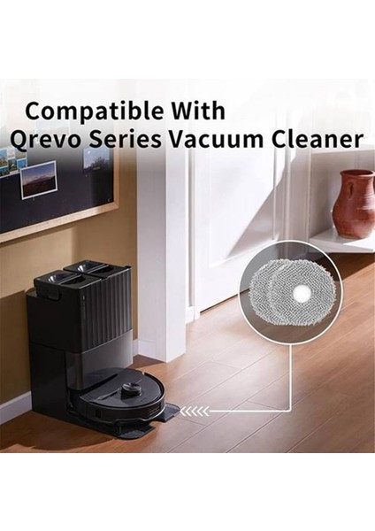 Roborock Qrevo S Qrevo Slim Qrevo Maste Için 4 Parça Paspas Bezi Seti (Yurt Dışından) fırsatları