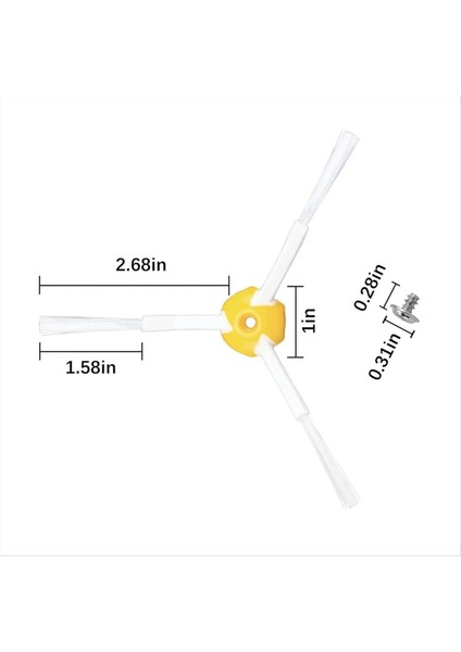 Irobot Roomba 600 700 Serisi 694 692 690 680 660 Için Yan Fırça (Yurt Dışından) fiyatları