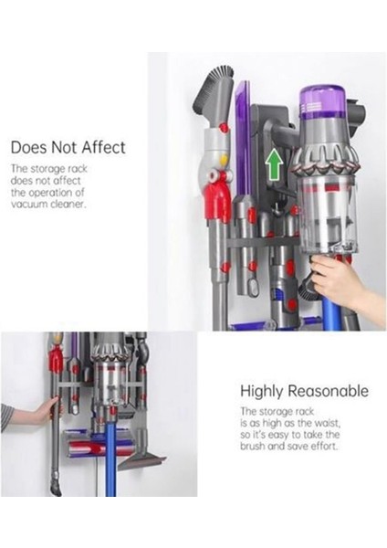 Dyson V7 V8 V10 V11 9 Izgaralı Saklama Rafı Için Uygundur (Yurt Dışından) indirimleri