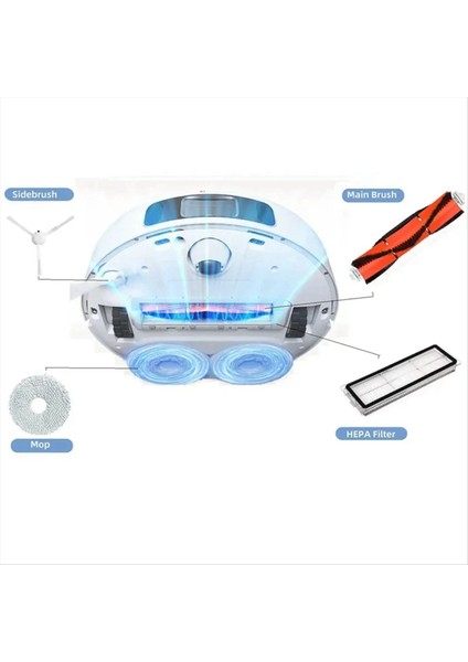 Xıaomı Mijia Omni 1s B101CN Robot/dreame S10 S10+ Vakum Parçaları Için (Yurt Dışından) fiyatları