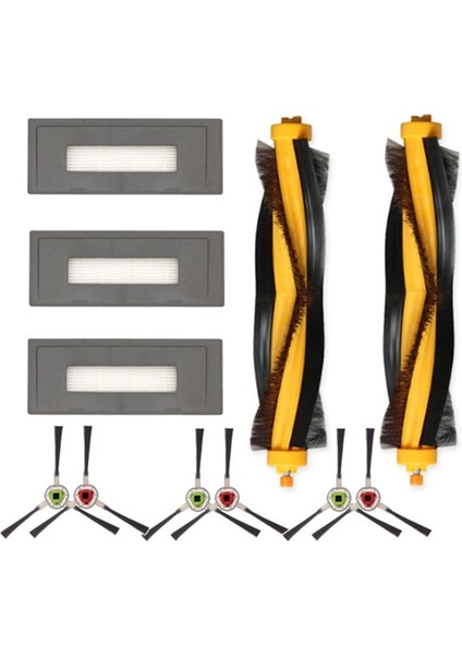 Ecovacs Deebot Ozmo 930 DG36 Için Hepa Filtre Ana Fırça Yan Fırçası (Yurt Dışından)