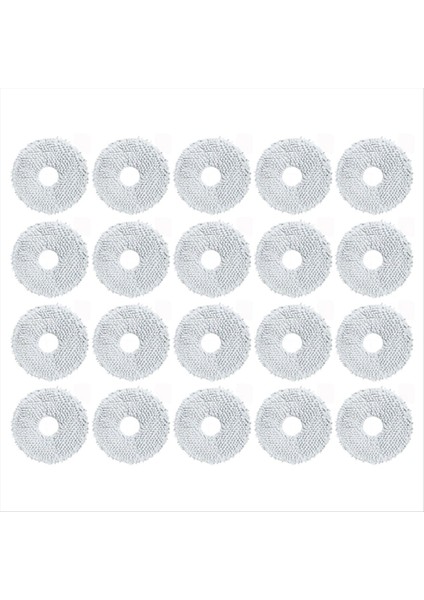 Dream Bot L10S Pro L10S Ultra L20 Ultra X20 Pro X30 Için 20 Adet Paspas Bezi (Yurt Dışından)