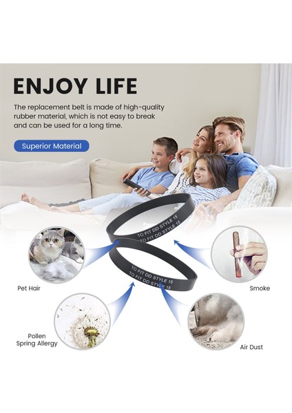 Dirt Devil Style 15 Dikey Elektrikli Süpürge Için 6 Parçalı Tırtıklı Kayış (Yurt Dışından) indirimleri