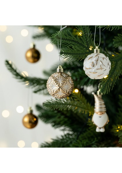 New Year Yılbaşı Bronze 65 Parça Ağaç Süsü Seti indirimleri