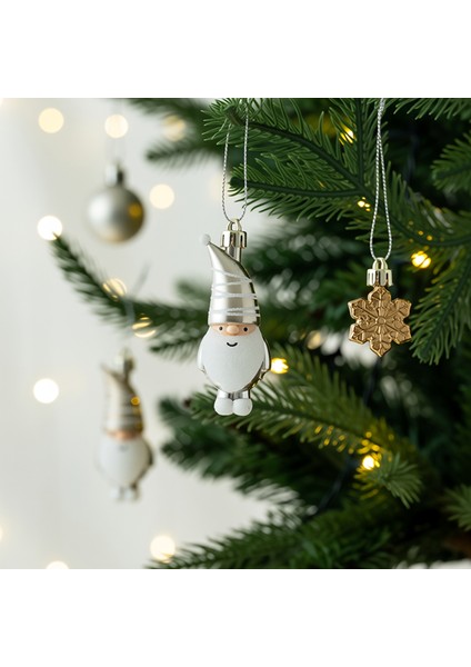 New Year Yılbaşı Bronze 65 Parça Ağaç Süsü Seti