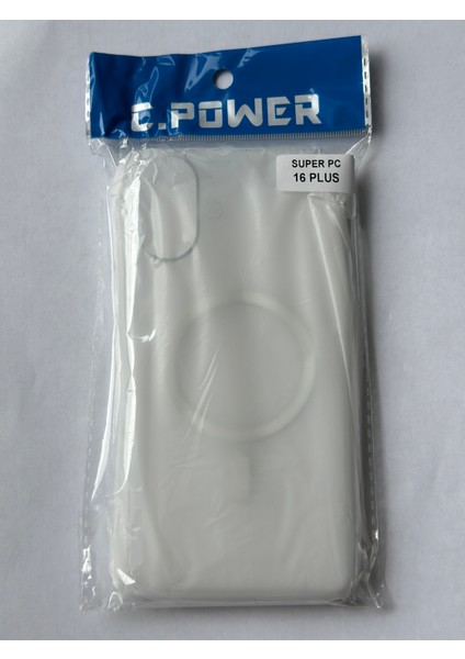 C.power Magsafe Şeffaf Sert Kılıf – iPhone 16 Plus Uyumlu, Darbeye Dayanıklı Pc Malzeme fiyatları