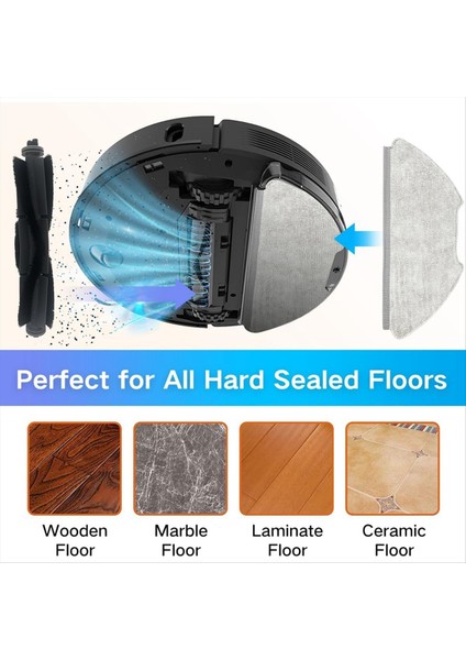 Aırrobo T20 Aksesuarları Ana Yan Fırça Hepa Filtresi (Yurt Dışından) indirimleri