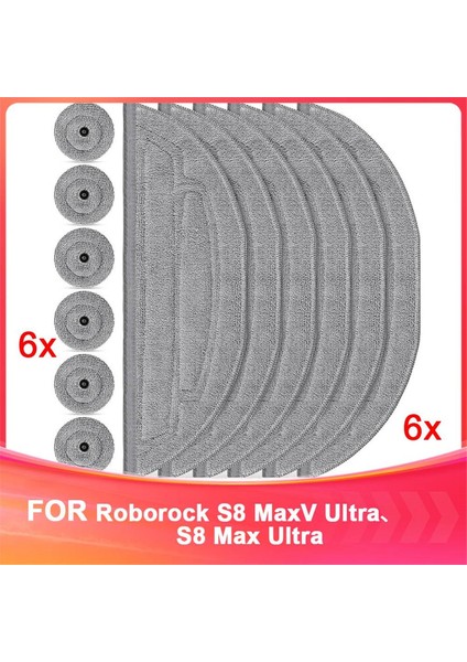 Roborock Robot Süpürge Mendilleri, Mendiller ve Yan Silecekler (Yurt Dışından)