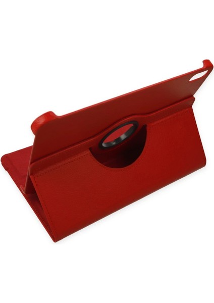 iPad 2022 10.9 (10.nesil) Kılıf 360 Tablet Deri Kılıf - KIRMIZI-(5796) - SBS8808-5467 modelleri