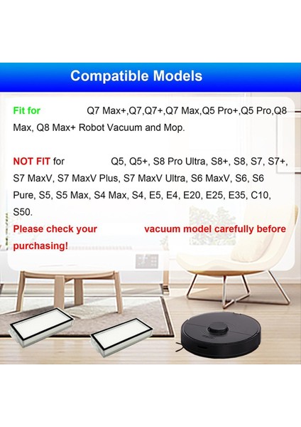 Roborock Q7 Max+,q7,q7+,q7 Max Için Uyumlu Filtre Yedekleri (Yurt Dışından) fırsatları