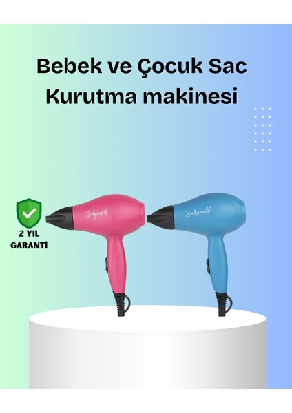 Bebek Dostu Mini Fön – Statik Elektrik Azaltıcı Anion Teknolojisi - SBS4024-6275