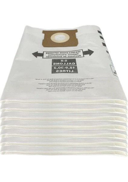 Atölye Vakumu Için 5-8 Galonluk Ridgid Vf Toz Torbaları (Yurt Dışından)