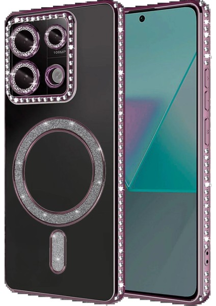 Xiaomi Redmi 13C Joke Simli Magneticsafe Kılıf - PEMBE-(5796) - N570J040-M52570