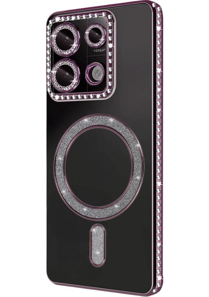 Xiaomi Redmi 13C Joke Simli Magneticsafe Kılıf - PEMBE-(5796) - N570J040-M52570 modelleri