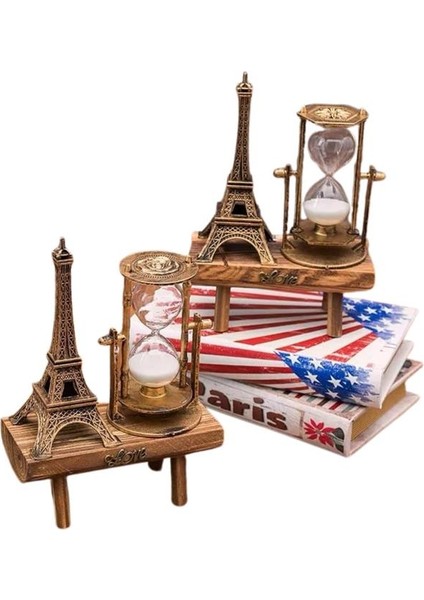 Masa Biblosu Dekoratif Süs Kum Saati Eyfel Kulesi Hediyelik Kum Saati - SBS6981-1750 indirimleri