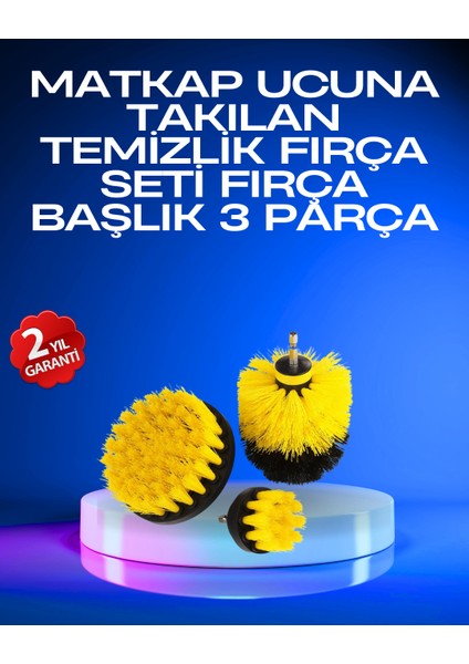 Profesyonel Matkap Ucu Temizlik Fırçası 3’lü Set - SBS6685-6551