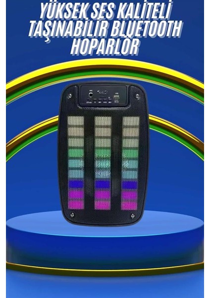 Kablosuz Hoparlör Ios ve Android Uyumlu Şarjlı Sd Kart Girişli Bluetooth Hoparl - SBS6680-6705 fiyatları