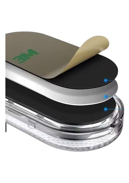 Kolay Montajlı Çok Renkli USB Şarjlı Kablosuz Araç Içi Işık Seti - SBS7309-3670 modelleri