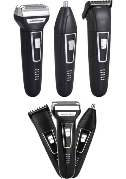 3'lü Set Saç Sakal Kesme Traş Makinesi Burun Kılı Alma Tıraş Makinesi - SBS1274-8714 fırsatları