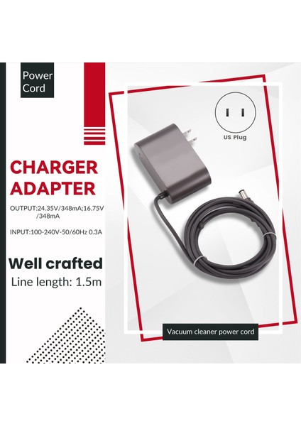 Dyson DC30 DC31 Elektrikli Süpürge Güç Kablosu Adaptörü Abd Fişi Için Şarj Cihazı (Yurt Dışından) fırsatları