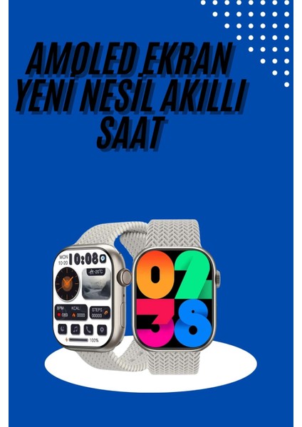 Akıllı Kol Saat Amoled Ekran Android ve Ios Uyumlu Arama Konuşma - SBS6129-4371