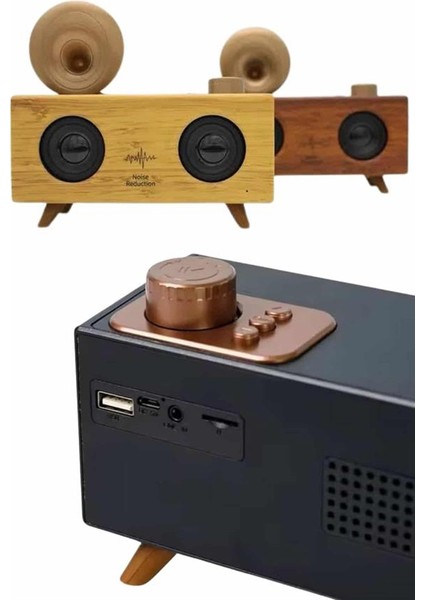 Gramafon Radyo Bluetooth Hoparlör Nostaljik Radyo Fm Radyo - SBS6389-9688 indirimleri