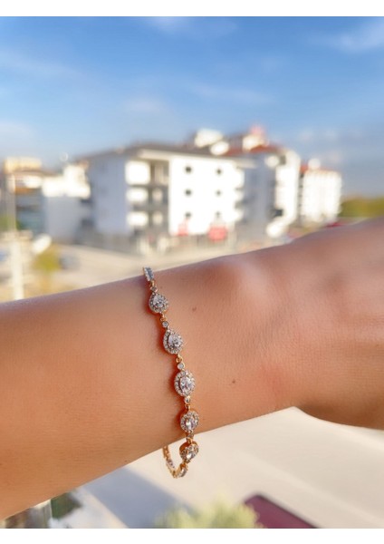 Kadın Xuping Çelik Bileklik