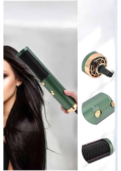 Üflemeli Fön Tarak Düzleştirici Seramik Kaplama Elektriklenme Karşıtı - SBS9769-2213 fiyatları