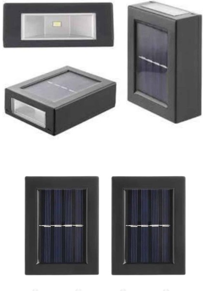 Solar Güneş Enerjili Çift Taraflı Duvar Lambası Çift Taraflı Duvar Lamba Gün - SBS7278-9346 modelleri