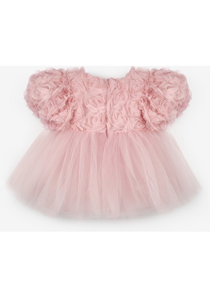 Gülkurusu Gül Detaylı Kız Bebek Elbise - Elina fiyatları