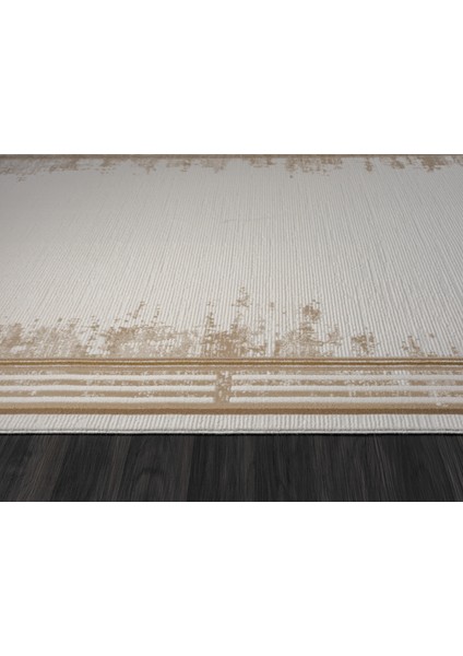 Ottowa OT001B Krem Bej Halı Klasik Desenli Tozu Az Akrilik Pamuk Taban Salon Yatak Odası Halısı indirimleri