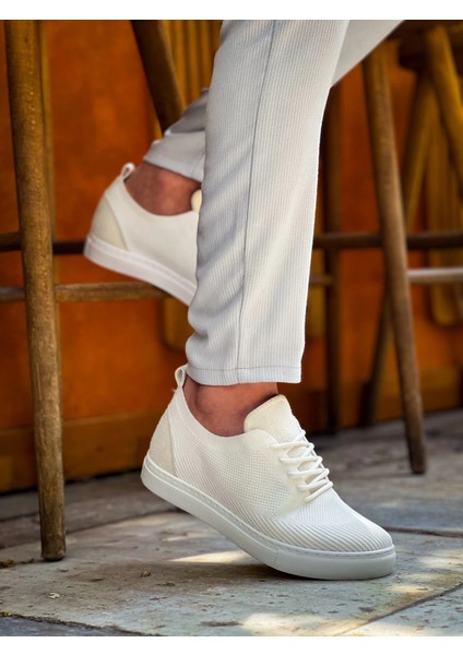 Mtxdpn KB-101 Kuback Beyaz Triko Bağcıklı Günlük Erkek Ayakkabı (Numara: 41) fırsatları