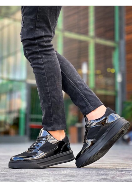 Mtxdpn Kb-X8 Kuback Siyah Rugan Yüksek Siyah Taban Günlük Spor Ayakkabı (Numara: 40) indirimleri
