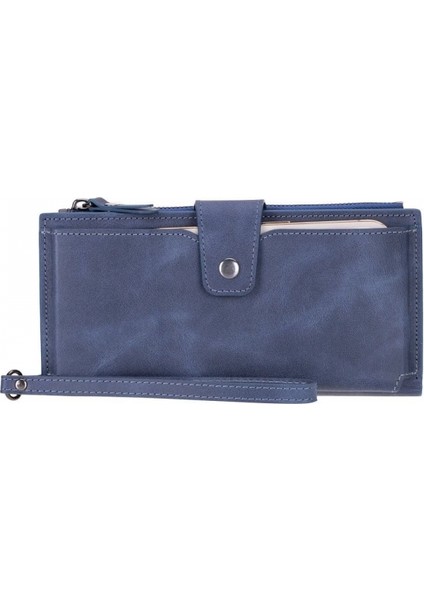 Lozan Hanger 6.5 Inch Uyumlu Deri Kartlıklı Kılıf Antik Mavi indirimleri