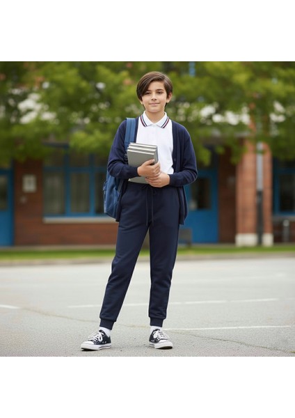 Unisex Slim Fit Çocuk-Genç Eşofman Altı (Iki Iplik)