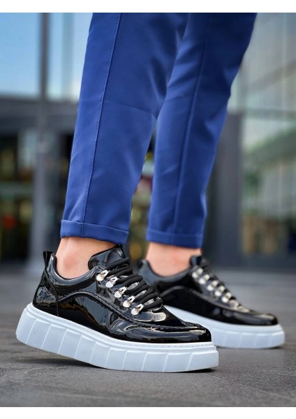 Mtxdpn KB-X10 Kuback Siyah Rugan Beyaz Yüksek Taban Günlük Spor Ayakkabı (Numara: 40) modelleri