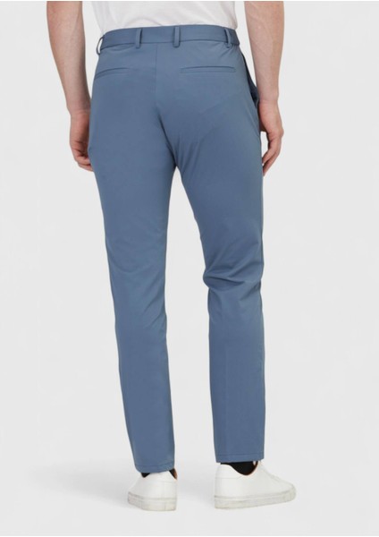 Mavi Düz Örme Jogging Fit Casual Pantolon fırsatları