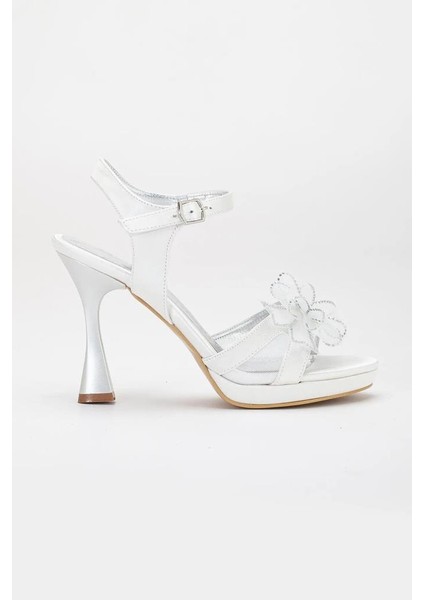 Hco 03165 Kadın Platform Topuklu Gelin Nikah Düğün Sandalet modelleri