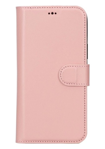 Apple iPhone 15 Plus Uyumlu Deri Cüzdanlı Kılıf Mwwn Nu2 Pembe fırsatları