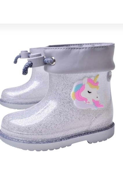 Bimbi Unıcornıo Glitter Gri Kız Çocuk Yağmur Botu fırsatları