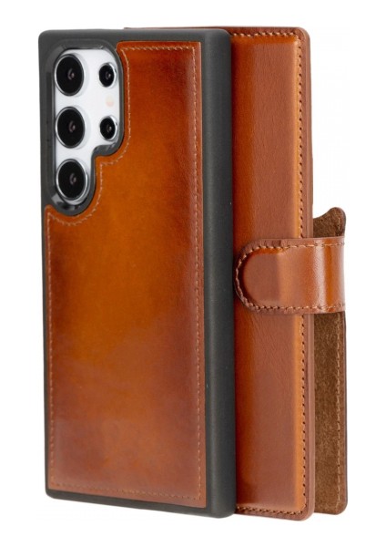 Samsung Galaxy S24 Ultra Uyumlu, Deri Cüzdanlı Kılıf, Efektli Taba fiyatları